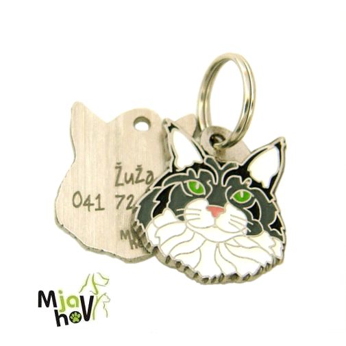 gegraveerde-hondenpenning-maine-coon.jpg Gepersonaliseerde hondenpenningen MjavHov - Gegraveerde hondenpenningen online